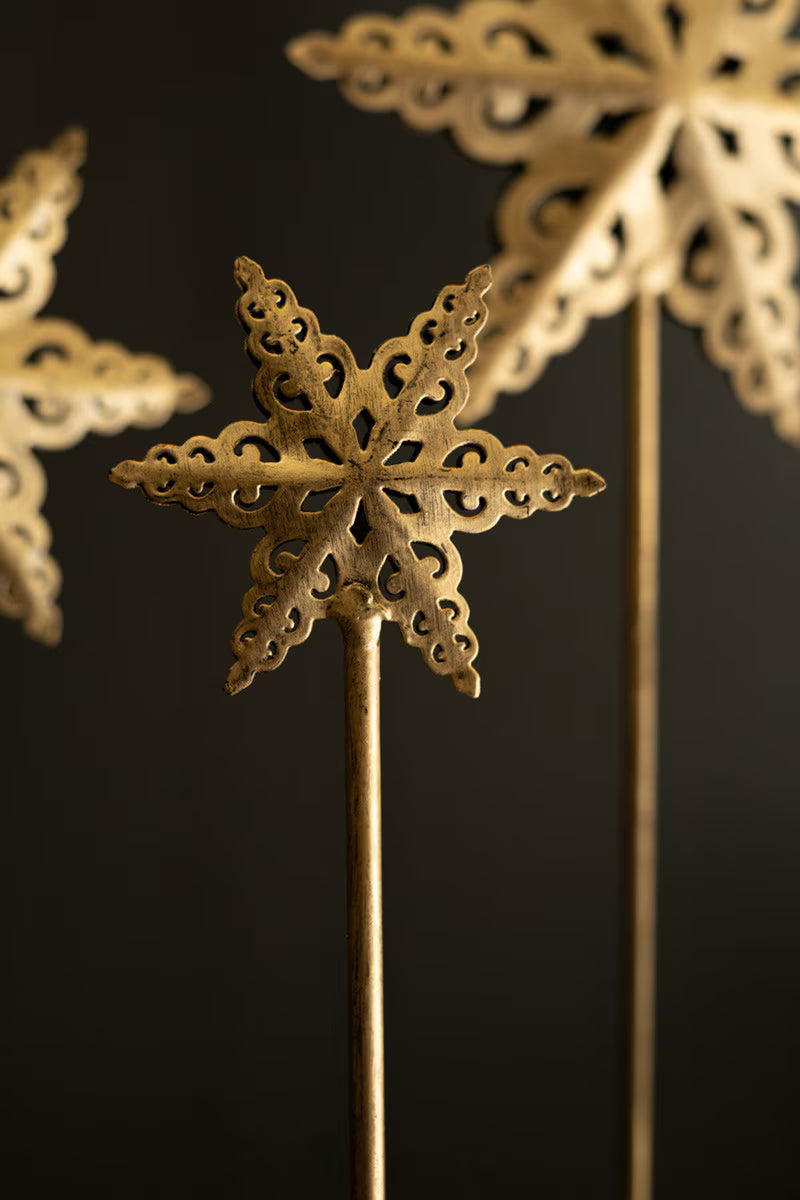 Metal Stars on Marble Bases