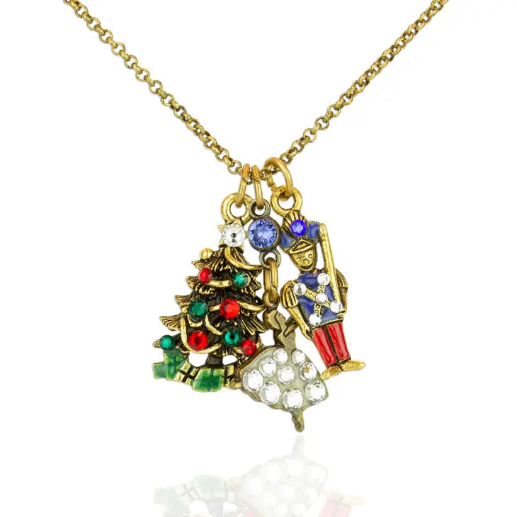 Anne Koplik Gift of a Dream Crystal Nutcracker Jumble Necklace