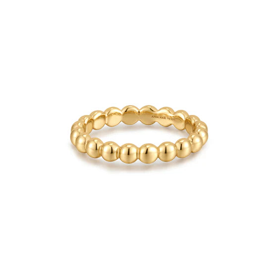 Ania Haie Gold Round Dome Bands