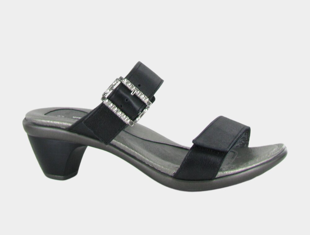 NAOT Recent Sandal - Shiny Black Leather
