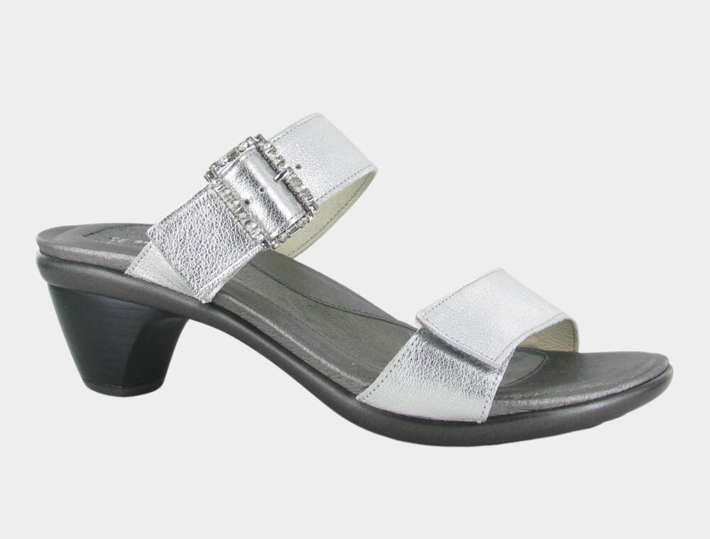 NAOT Recent Sandal - Soft Silver Leather