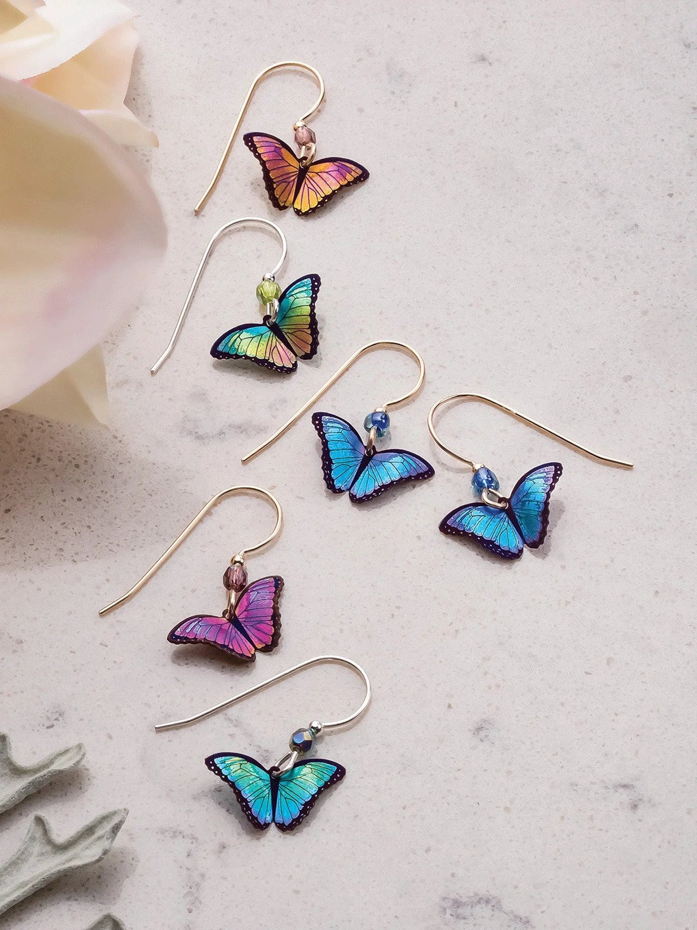 Holly Yashi Petite Bella Butterfly Earrings