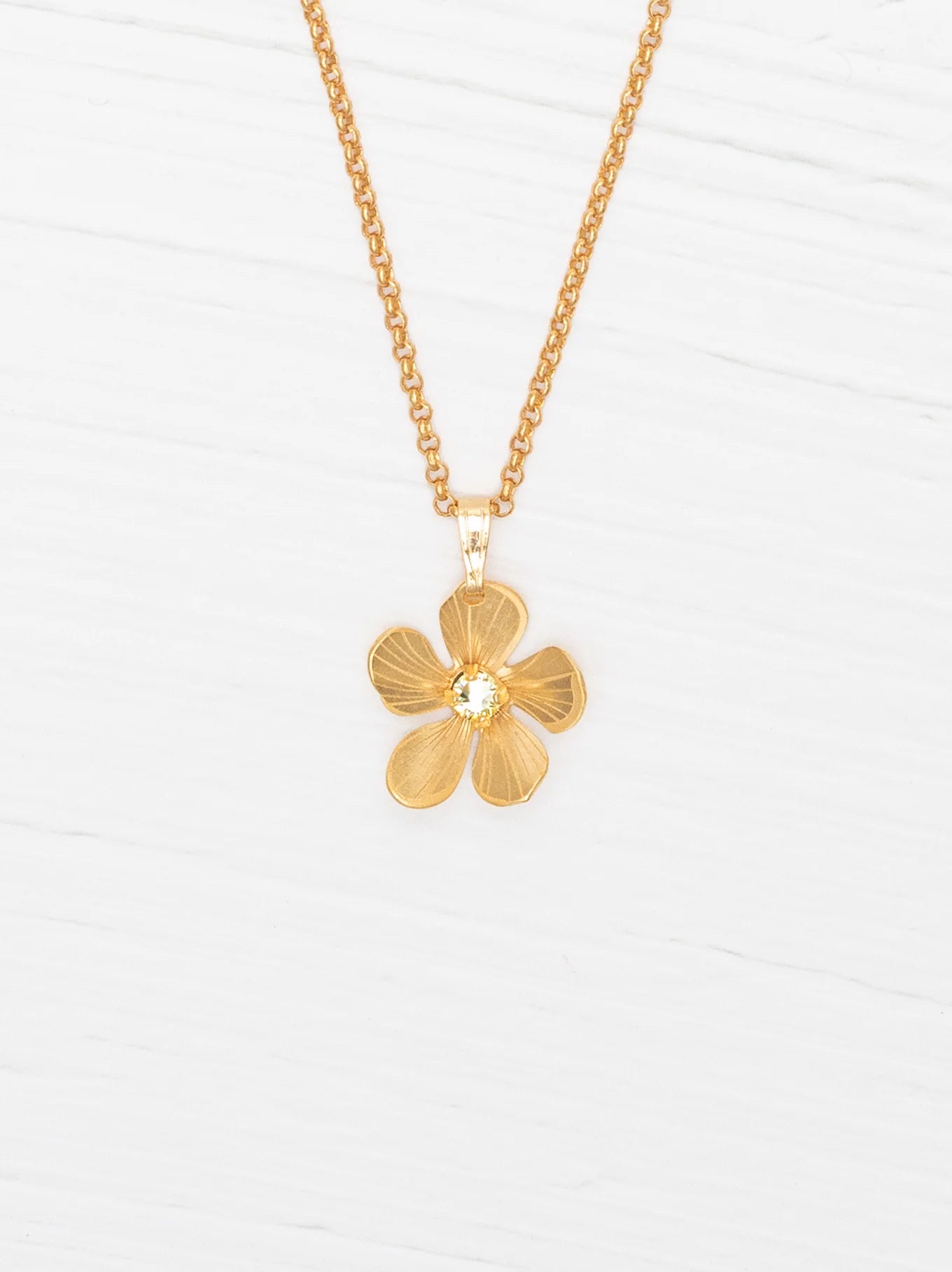 Holly Yashi Plumeria Drop Necklace