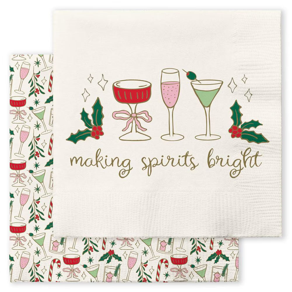 Swig Cocktail Napkins | Holiday Spirits