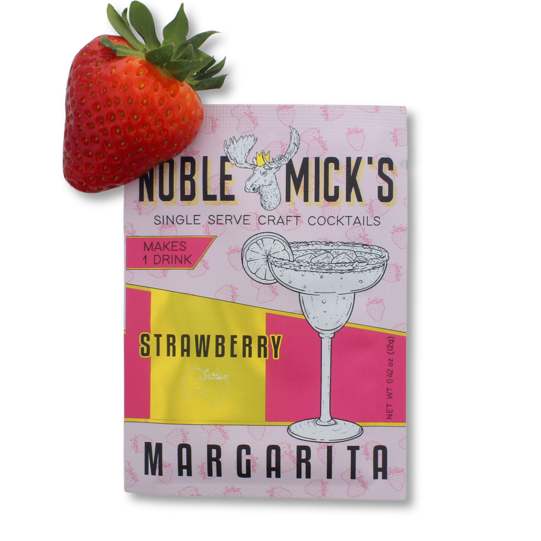 "Craft Your Cocktail" - Single Serve Craft Cocktail Mix - Strawberry Margarita