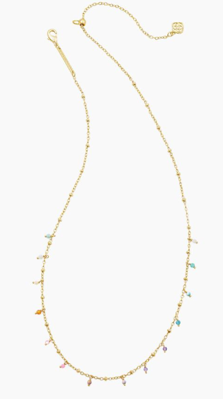 Kendra Scott Camry Beaded Strand Necklace in Pastel Mix