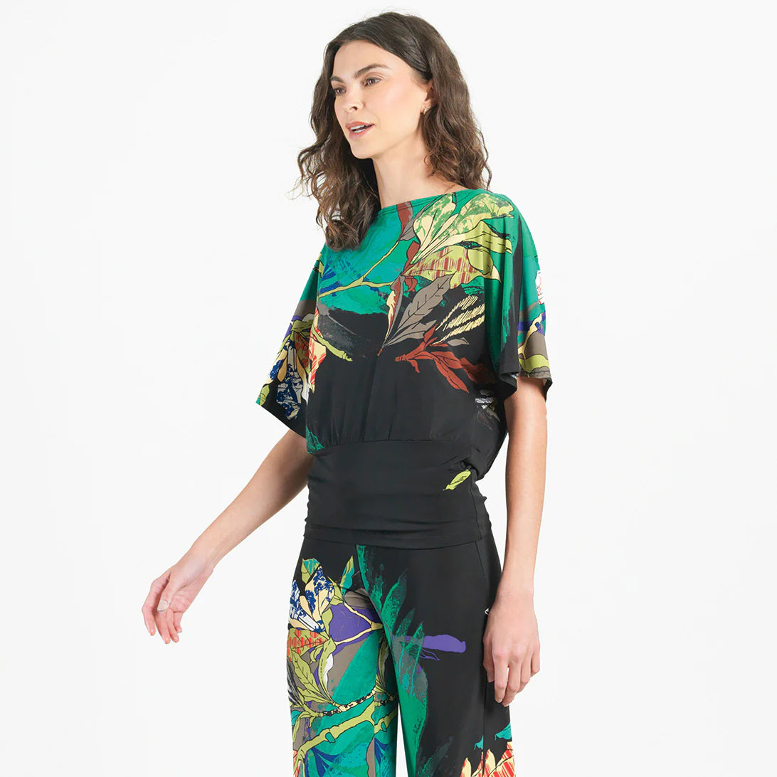 Clara Sunwoo Dolman Half Sleeve Top - Bonsai Garden