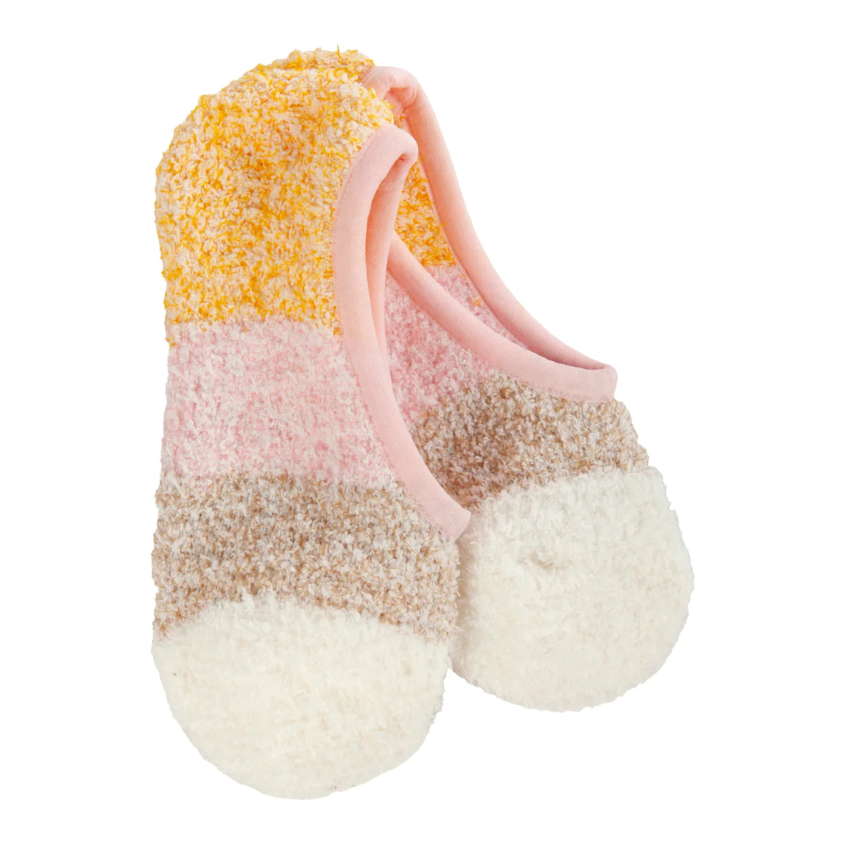 World's Softest Socks- Cozy Colorblock Footsie