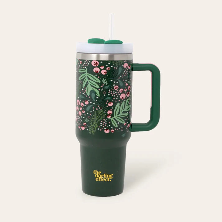 The Darling Effect 40oz Jolly Sprig Green Tumbler