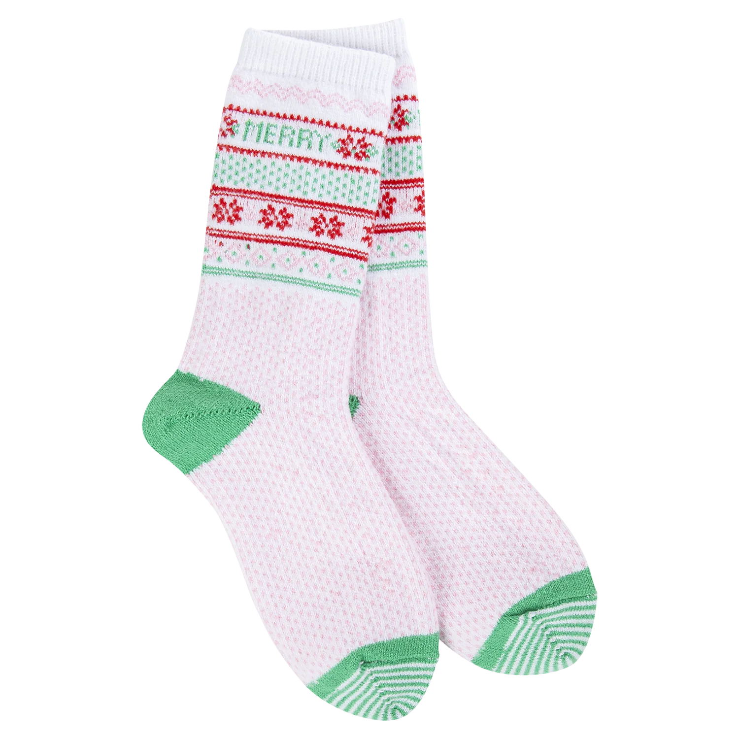 World's Softest Holiday Mini Crew Socks - Merry Christmas