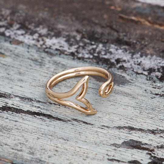 Whale Tail Adjustable Rings