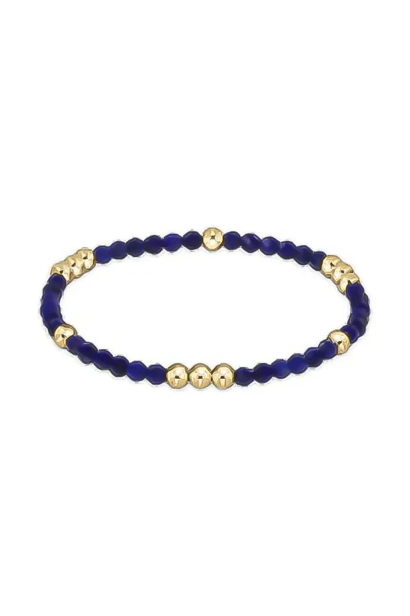 Enewton Worthy Pattern 3mm Bead Bracelet - Lapis