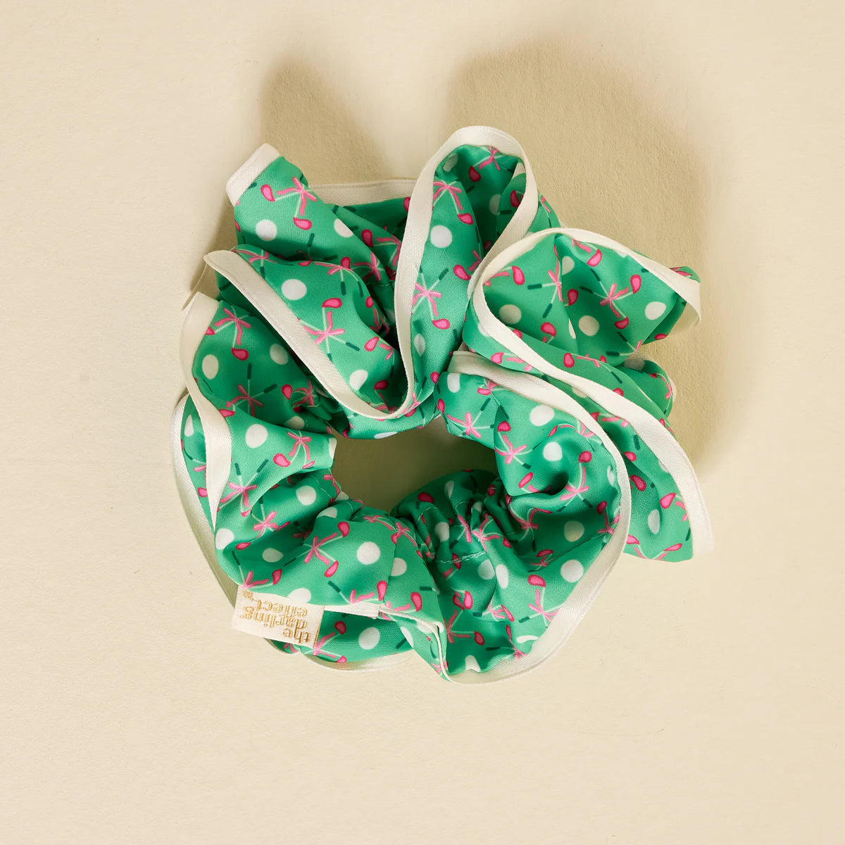 Ruffle Up Scrunchie | Tee Time