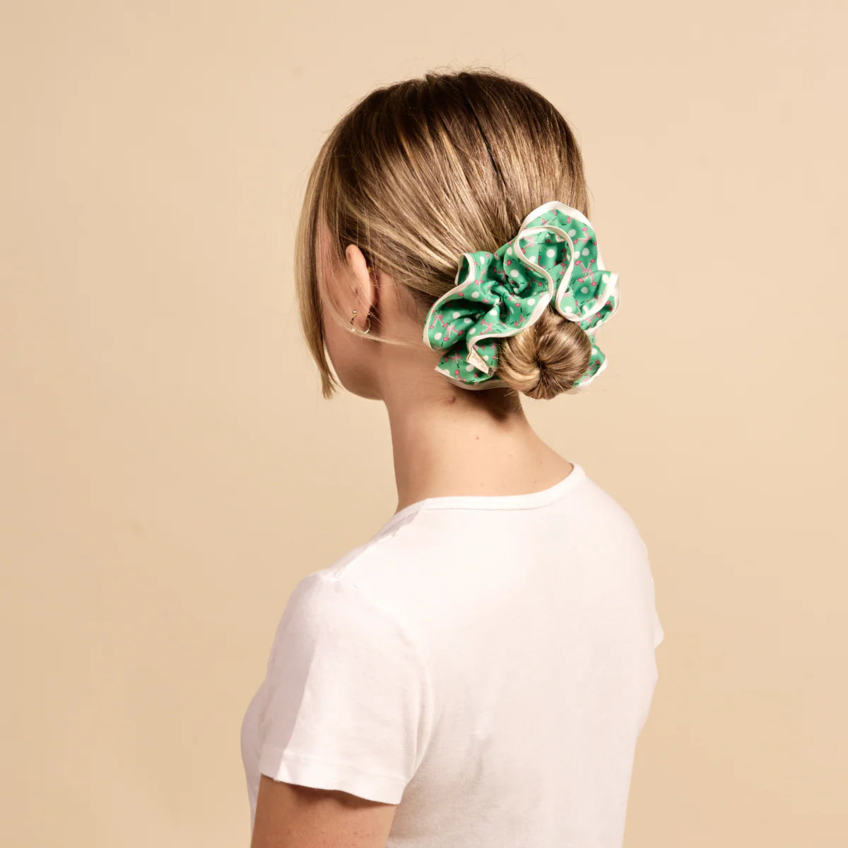 Ruffle Up Scrunchie | Tee Time