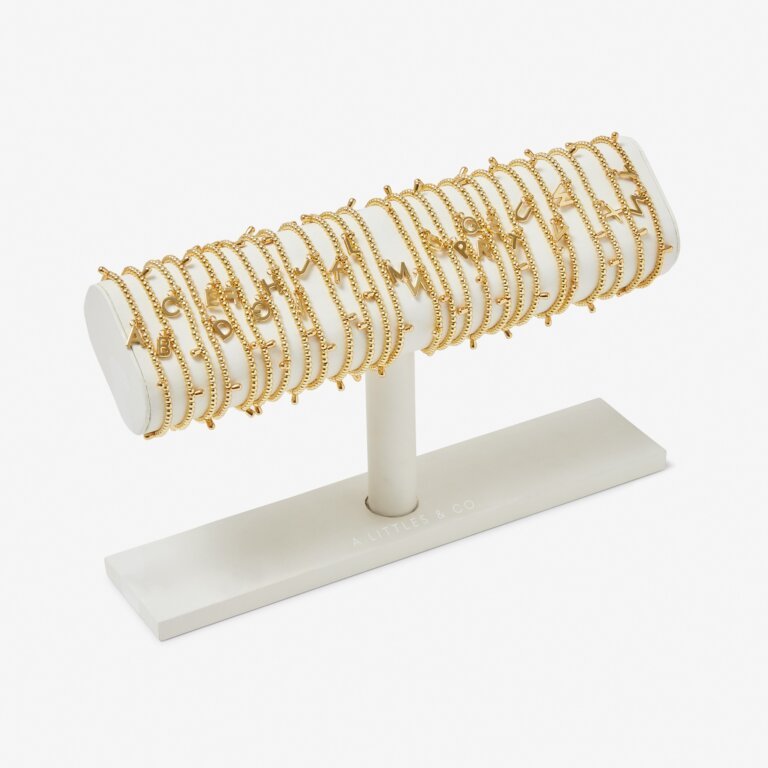 A Littles & Co. Alphabet Beaded Stretch Bracelets