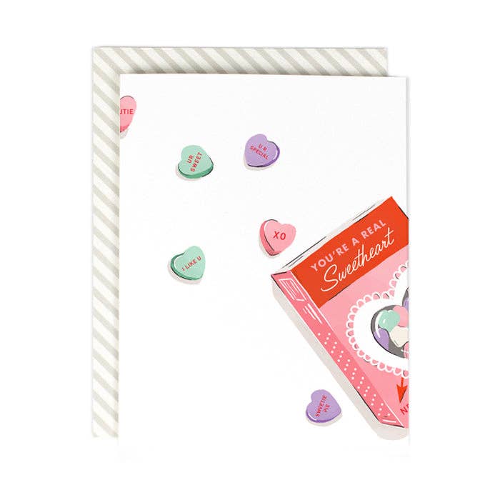 A Real Sweetheart Greeting Card - Juli's Wearable Art
