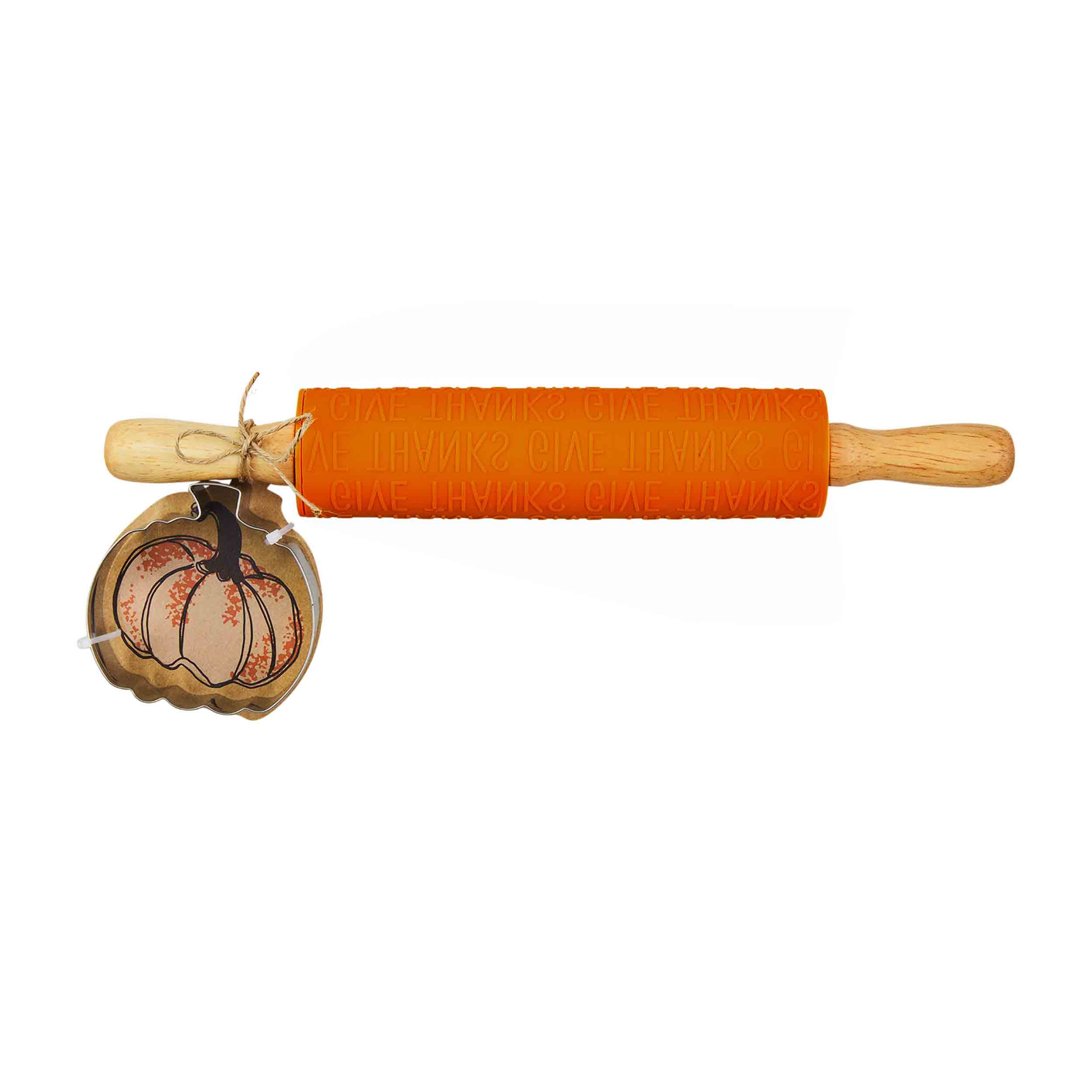 Mudpie Thanksgiving Rolling Pin & Cookie Cutter Sets