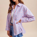 All - American Relaxed Button Down Shirt - Juli's Wearable Art
