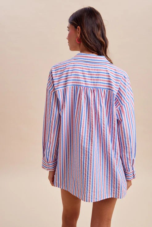 All - American Relaxed Button Down Shirt - Juli's Wearable Art