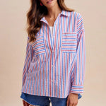 All - American Relaxed Button Down Shirt - Juli's Wearable Art