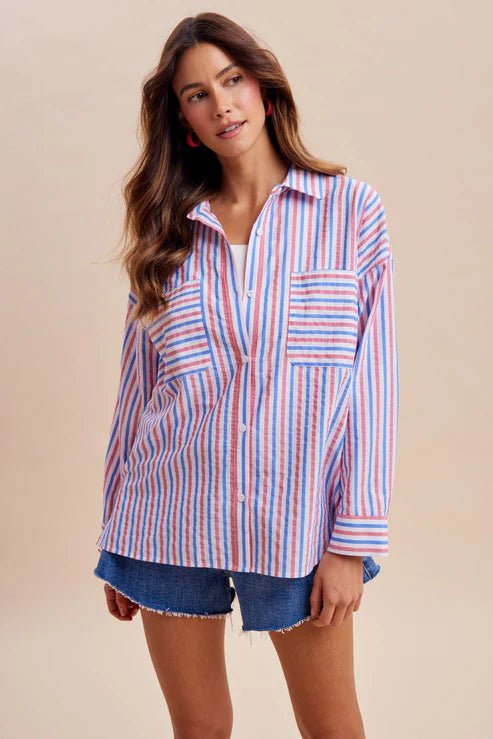All-American Relaxed Button Down Shirt