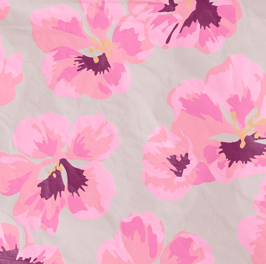 Aloha Flutter Reversible Tote | Blush - Juli's Wearable Art