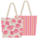 Aloha Flutter Reversible Tote | Blush - Juli's Wearable Art