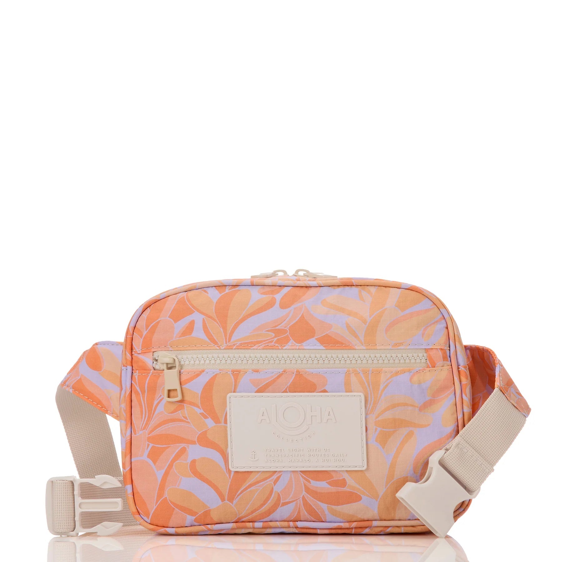 Aloha Keep It Light Hip Pack | Lei Stand | Peachy - Juli's Wearable Art