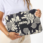 Aloha Keep It Light Laptop Case | Holomua | Black Sandstone - Juli's Wearable Art