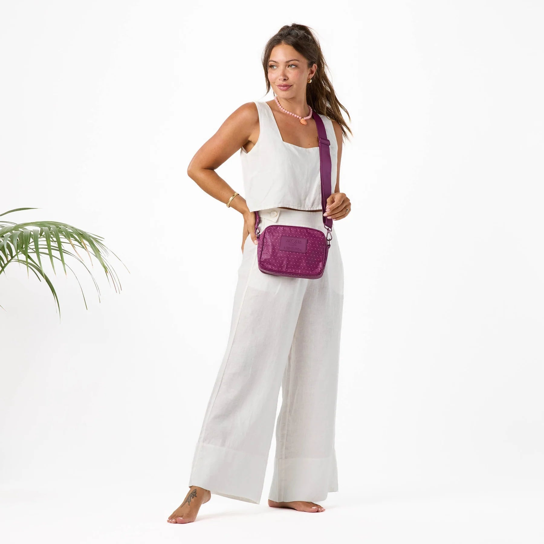 Aloha Le Tour Crossbody Bag | Oui Oui | Fruit Punch Plum - Juli's Wearable Art