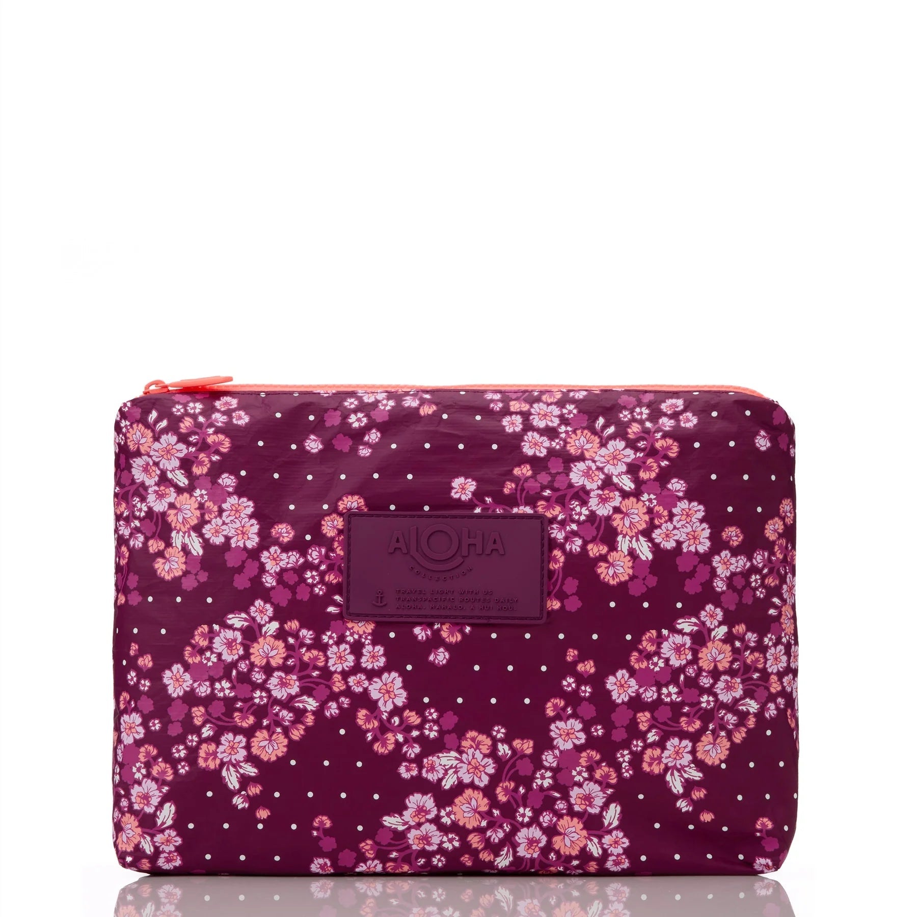 Aloha Mid Pouch | Wildflower | Tropical Plum