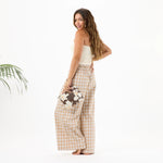 Aloha Taha'a Small Pouch | Coconut - Juli's Wearable Art