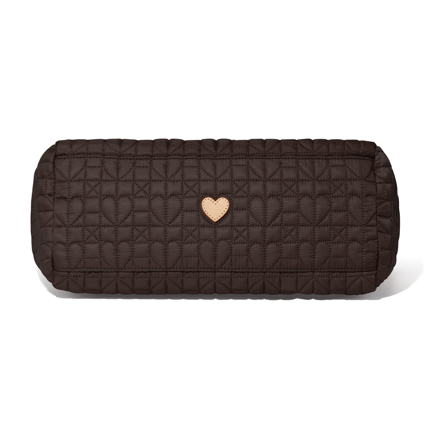 Amara Large Tote | Heart Beat Collection | Cocoa - Juli's Wearable Art