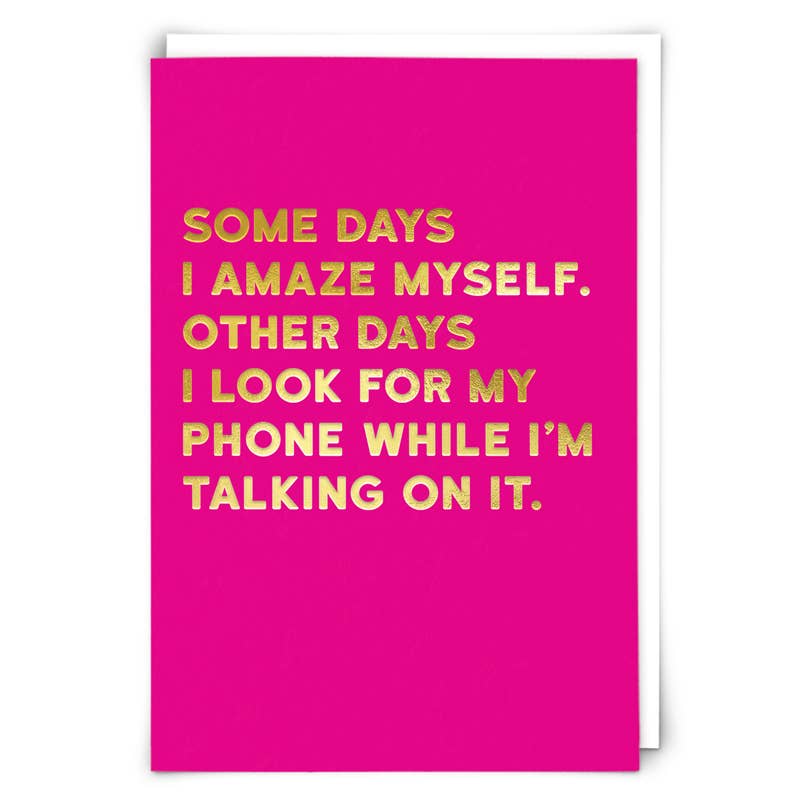 Amaze Greeting Card - Juli's Wearable Art