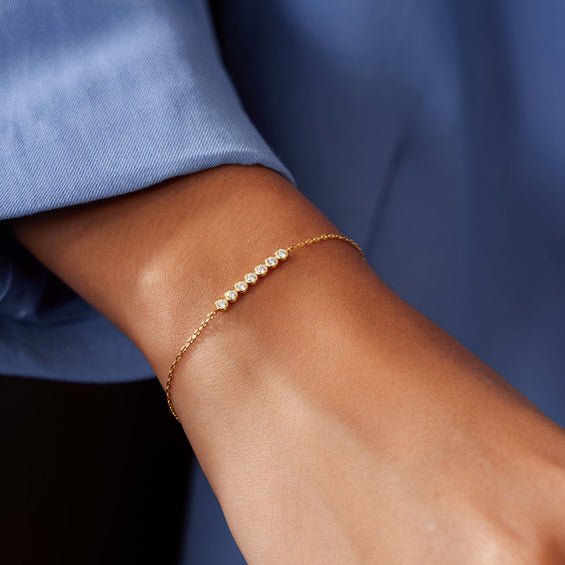 Ania Haie Bezel Set Chain Bracelet - Juli's Wearable Art