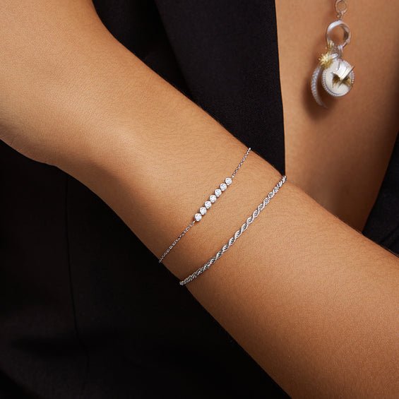 Ania Haie Bezel Set Chain Bracelet - Juli's Wearable Art