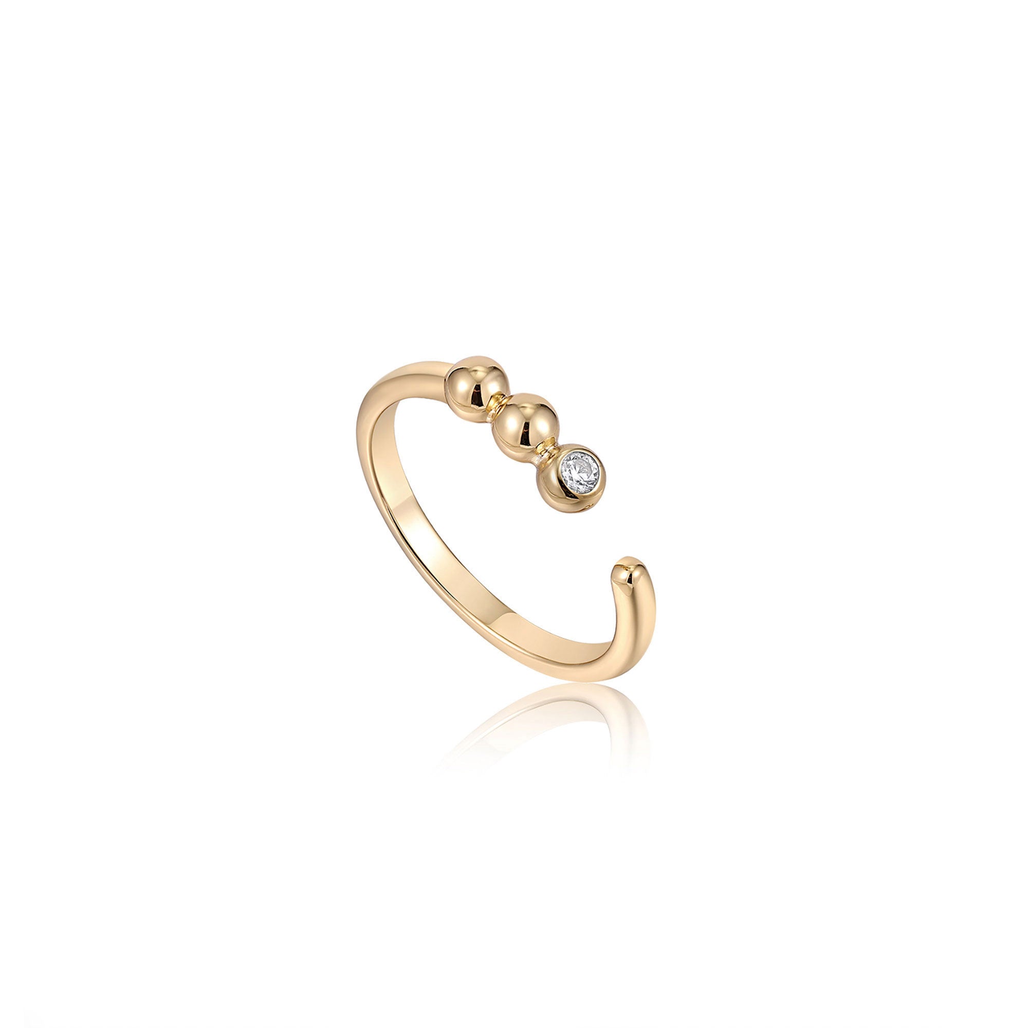 Ania Haie Orb Sparkle Adjustable Rings - Juli's Wearable Art