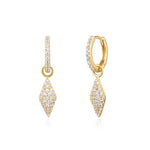 Ania Haie Pavé Sparkle Huggies - Juli's Wearable Art