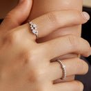 Ania Haie Silver Cubic Zirconia Round Dome Rings - Juli's Wearable Art