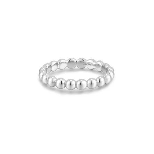 Ania Haie Silver Round Dome Bands - Juli's Wearable Art