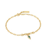 Ania Haie Sparkle Drop Pendant Chunky Chain Bracelets - Juli's Wearable Art