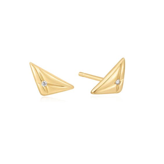 Ania Haie Triangle Kiss Studs - Juli's Wearable Art