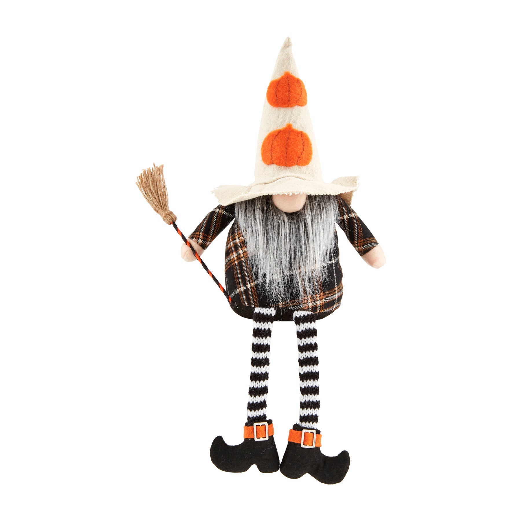Mudpie Pumpkin Halloween Dangle Leg Gnome