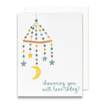Baby Shower Greeting Card | Showering You With Love Card - Juli's Wearable Art