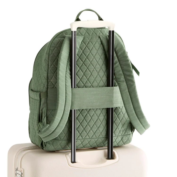 Bancroft Backpack | Premium Cotton | Vineyard Green Chambray - Juli's Wearable Art