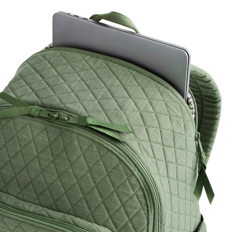 Bancroft Backpack | Premium Cotton | Vineyard Green Chambray - Juli's Wearable Art
