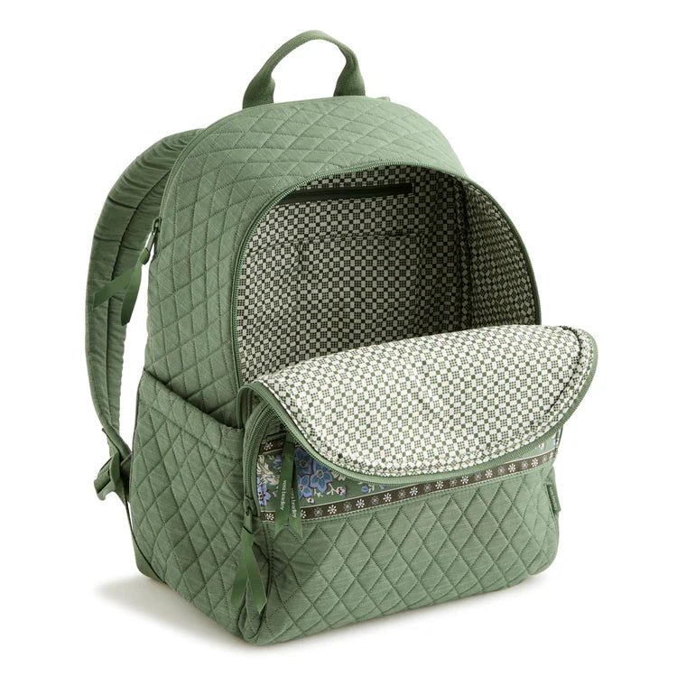 Bancroft Backpack | Premium Cotton | Vineyard Green Chambray - Juli's Wearable Art