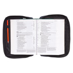 Be Still and Know Navy Poly - canvas Bible Cover - Psalm 46:10 - Juli's Wearable Art