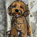 Beaded Phone Pouch | Goldendoodle - Juli's Wearable Art
