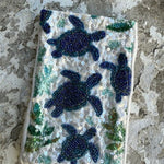 Beaded Phone Pouch | Sea Turtles - Juli's Wearable Art